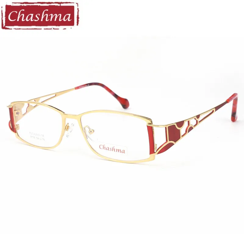 

Chashma Brand Designer Titanium Female Frame Lentes Opticos Gafas Top Quality Eyeglasses Women Spectacles for Progressive Lenses