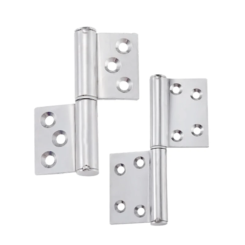 Stainless Steel 304 Flag Hinged Room Doors Removable Upper And Lower Equipment Hinges