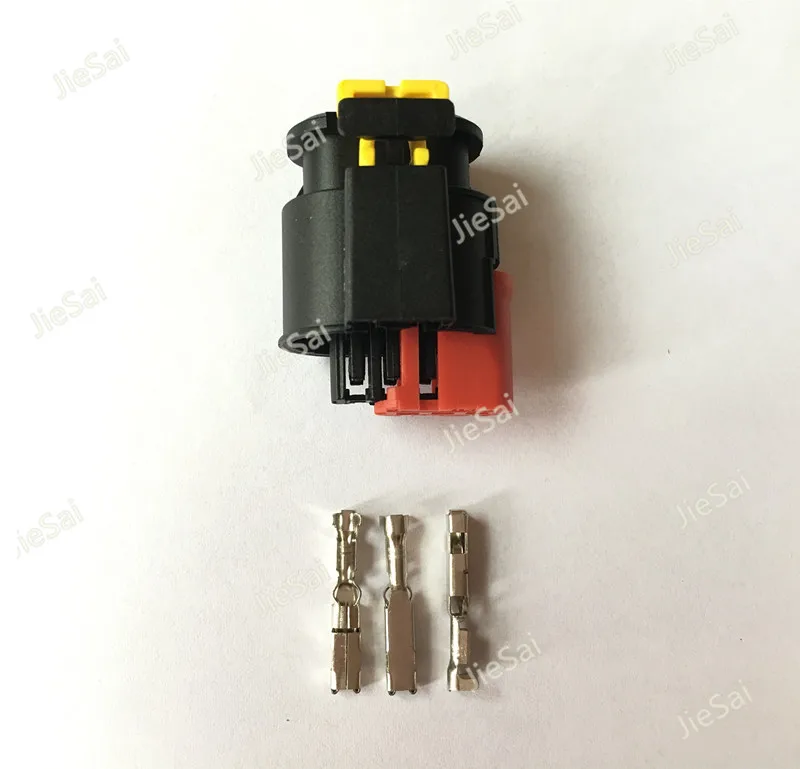 3 Pin Waterproof Automotive Wire Connector Sealed Sensor Fuel/Diesel Injector Ignition coil Connector AMP Tyco 284425-1