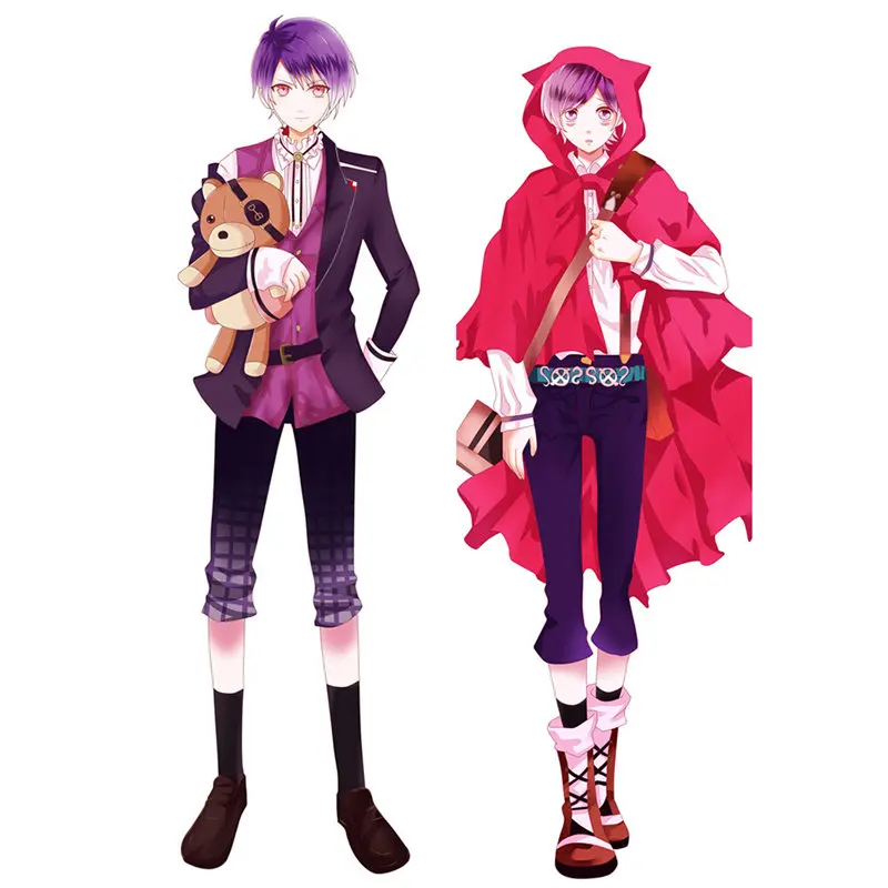 Anime DIABOLIK LOVERS character cool boy Sakamaki Ayato & Laito & Sakamaki Shu Dakimakura pillow cover hugging body pillowcase