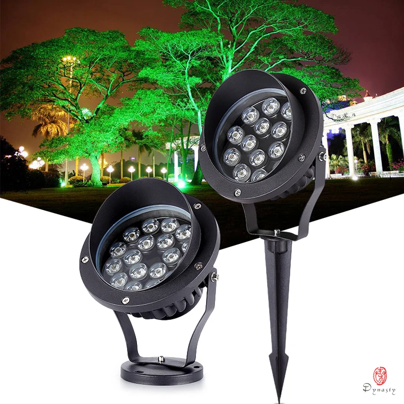 

LED Outdoor Spotlight 12V/24V/220V Floodlight Garden Landscape Wall Wash Lighting IP68 Rates Tree Grasses Backyard Lawn Lamp