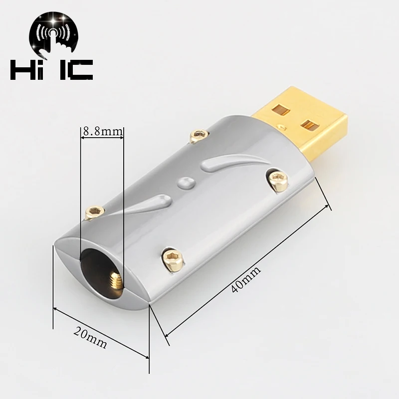Gilded USB Data Cable DIY Type A Type B  USB A USB B USB2.0 Type-C USB3.1 MINI USB Jack Tail Sockect Connector Port Sockect
