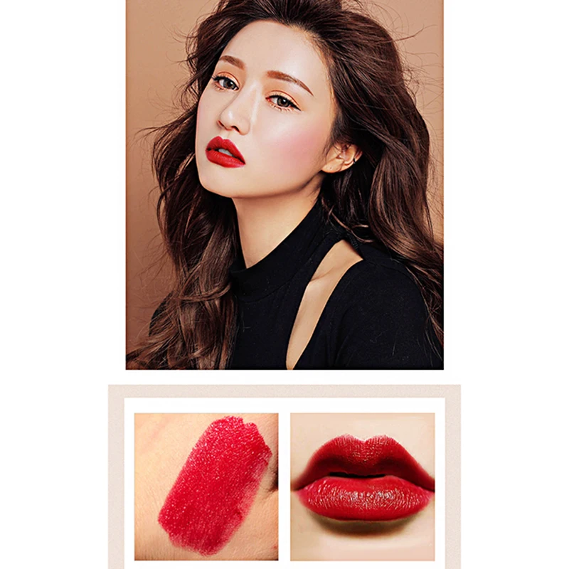 High Quality 3 Colors Lipstick Velvety Set Long Lasting Nonstick Cup Not Fade Makeup Cosmetics Kit for Girl Women