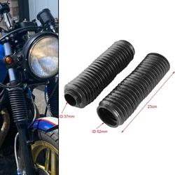 2X Rubber Universal Motorcycle Front Fork Shock Absorber Dust Cover Gaiters Gators Boots