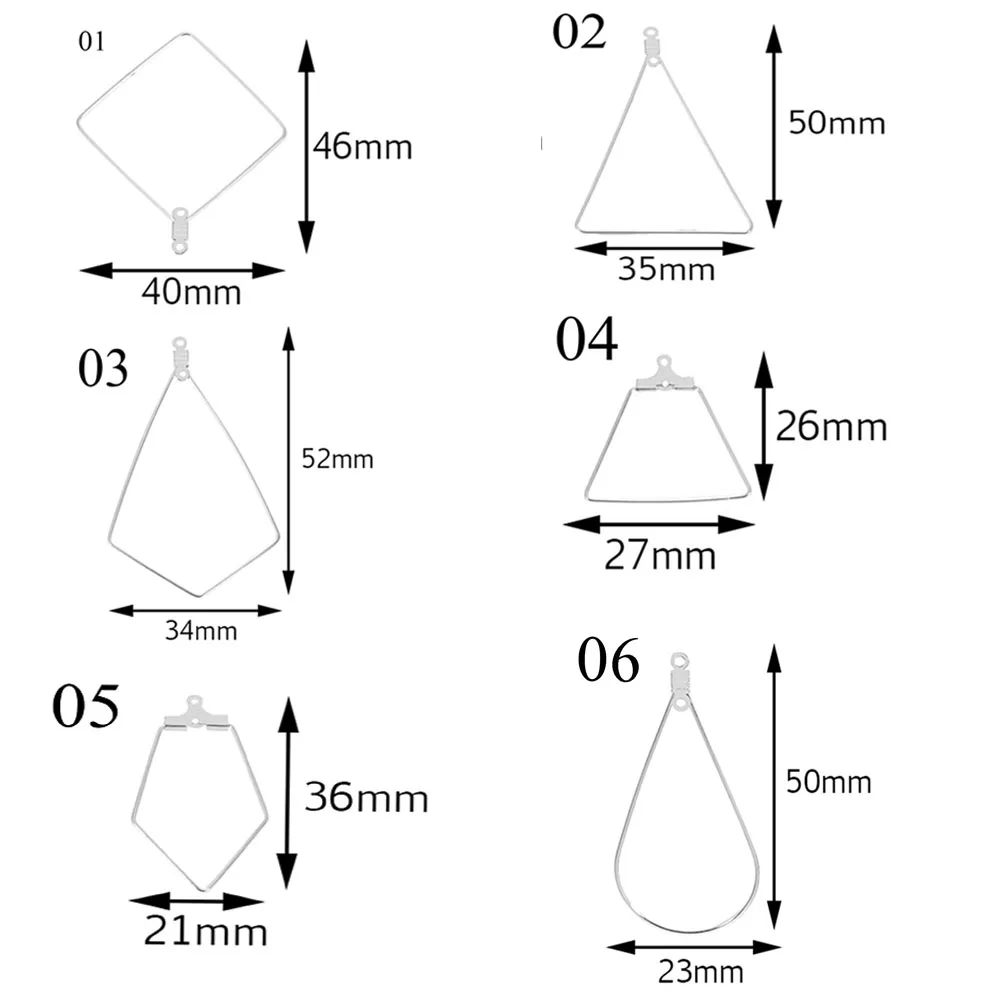 20 Stück Edelstahl-Ohrhaken, Ohrringverbinder, DIY-Ohrringzubehör, Anhänger, Schmuckherstellung – Detail 1