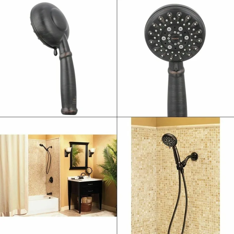 

New Style Bathroom Stainless Steel Shower Set Household Multifunctional Massage Nozzle Handheld Shower Bathtub Faucet