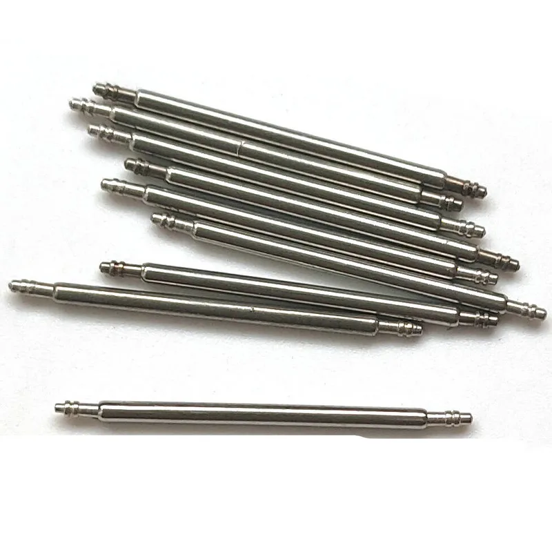 18mm/20mm/22mm/24mm Stainless Steel Spring Bars 1.5mm Diameter Watch Pins 1000pcs/Bag Wholesale