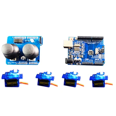 Imagem -05 - Desmontar Acrílico Robô Braço Mecânico Manipulador Garra para Arduino Maker Aprendizagem Kit Faça Você Mesmo Sg90 Mg90s Dof