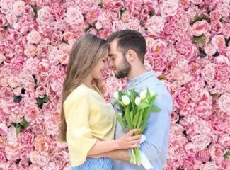 Wedding Rose Flowers Wall Decorations Photography Backdrops Party Bridal Baby Portrait Photographic Background for Photo Studio