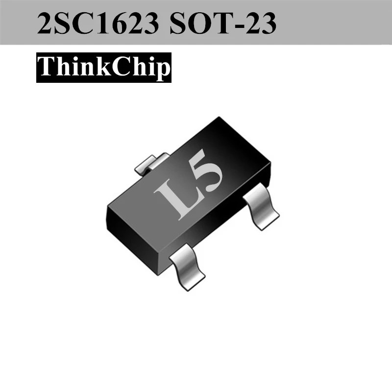 (100 pcs) 2SC1623 SOT-23 SMD NPN transistor C1623 (Marking L5)