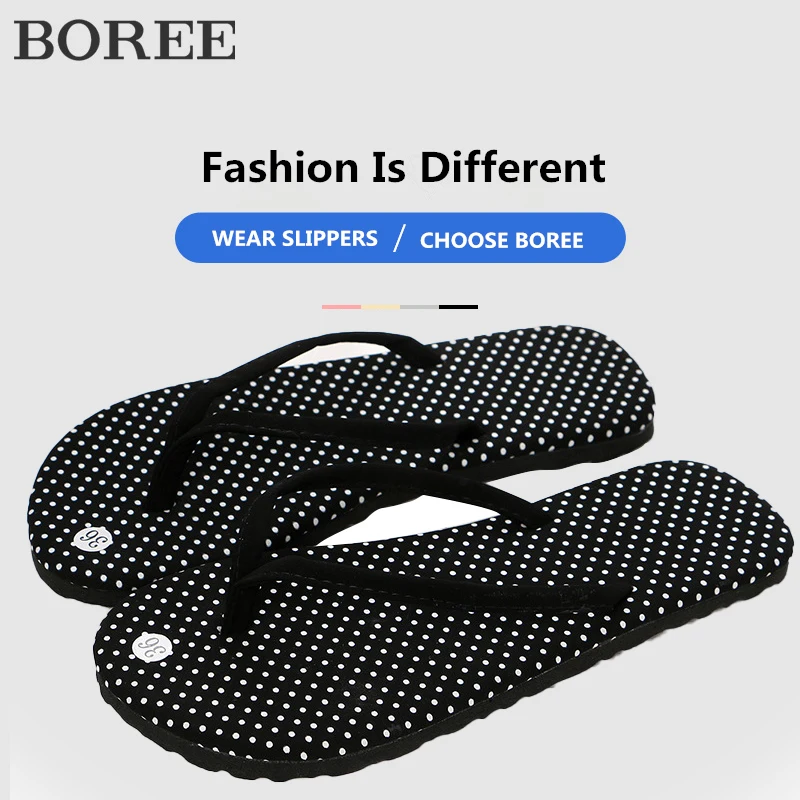 BOREE Women Flip Flops Summer Fashion Beach Platform Slippers Casual Outside Wedges Sandals Light Comfort Home Woman Shoes 2021