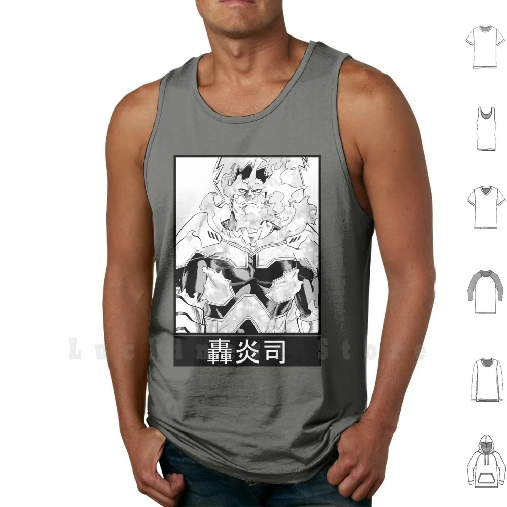 Endeavor ( Boku No Hero ) Tank Tops Vest Sleeveless All Might Might Bakugo Endeavor Eraser Head Eraser Head Great