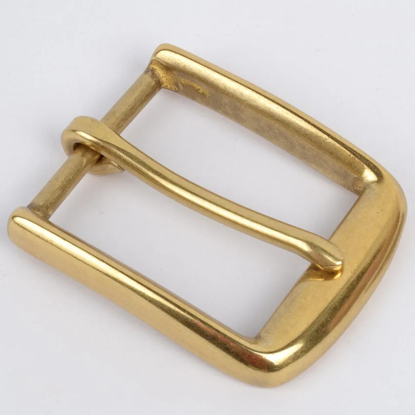 

High quality Solid brass pin buckle Men's Belt Buckles DIY Leather Craft Supply for 3.8cm-3.9cm Wide Belt accessories 40mm