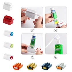 Presse à rouler multifonctionnelle en plastique pour dentifrice, dispositif de distribution de tube, nettoyant pour le visage, accessoires HOAccessrespiration