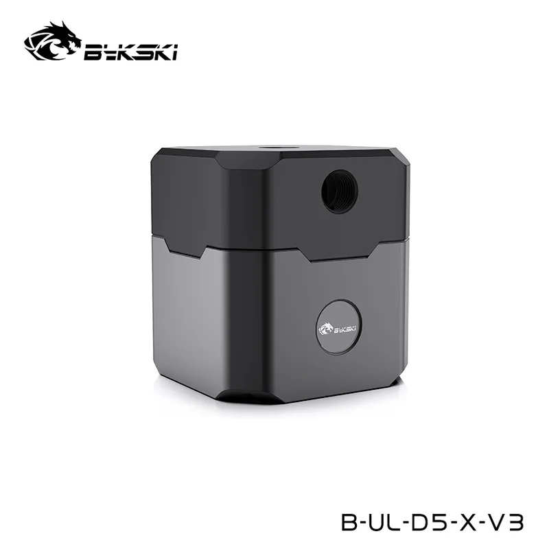 Bykski Split Water Cooling PWM D5 Pump For Gamer Computer Case,Powerful 12V 1.5A ,Black,B-UL-D5-X-V3