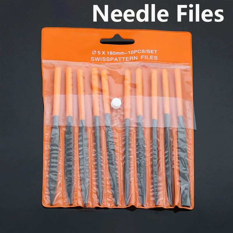 Needle Files-File Set Of Carpenter's Polishing Pin File Steel File Metal Triangular Semicircle Mini Precision Needle File Set