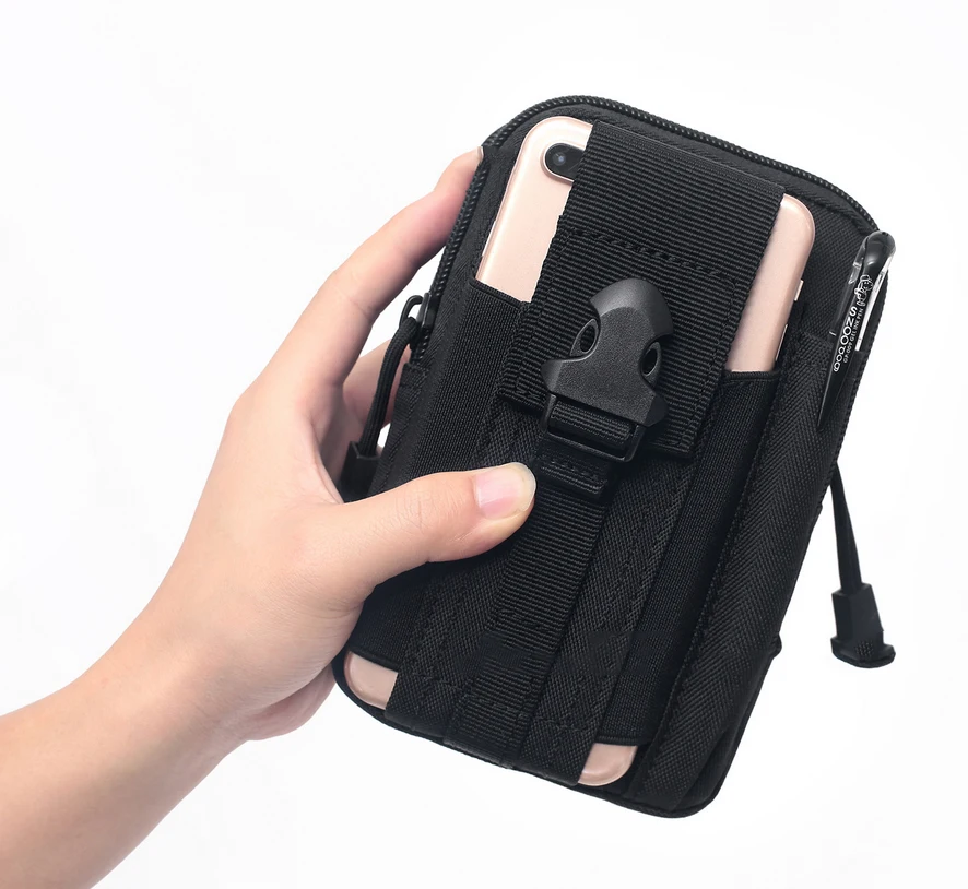 Tactical Molle Pouch Tactical Belt Waist Bag Outdoor Sport Waterproof Phone Bag Men Casual EDC Tool Pocket Hunting Fanny Pack