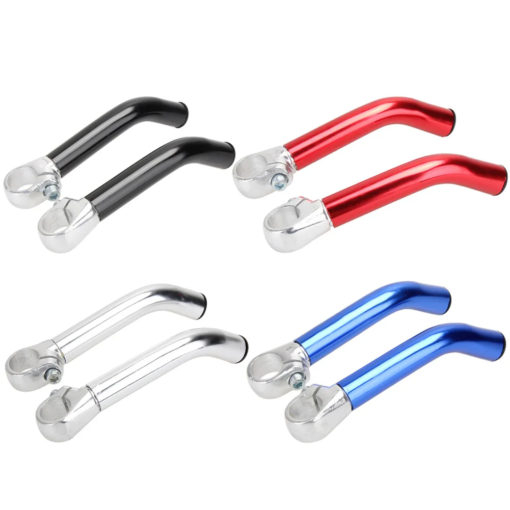 NEW Bike Rest Handlebar For 22.2cm Riding Bar Ends Bicycle Sheep Horn Bar Ends 15cm Aluminum Bicycle Bent Handlebar Ends cycling