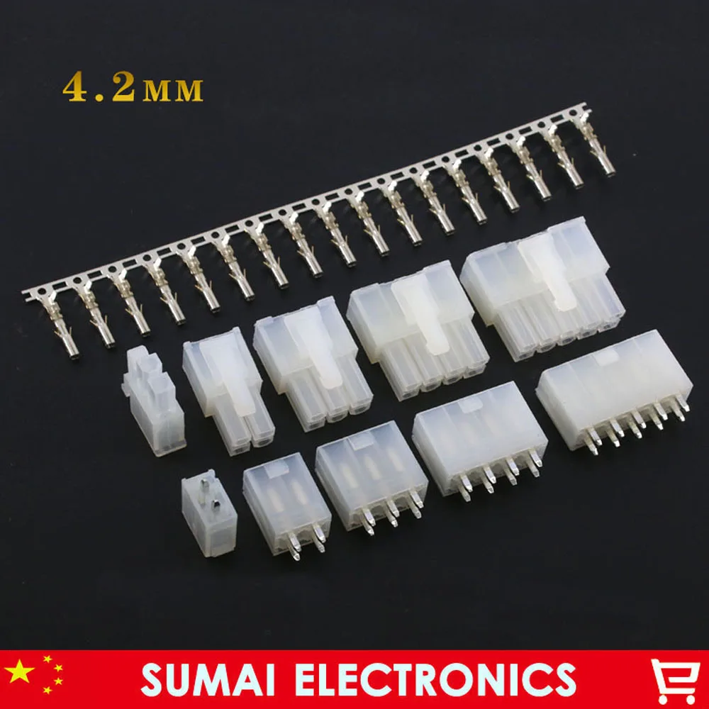 2Pin/3Pin/4Pin/5Pin/6Pin/8Pin... 4.2mm 5557&5569 electrical connector plug with Pin sets