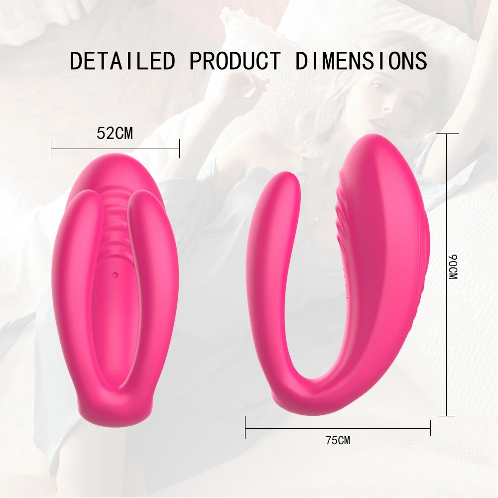 Vibrator Triple Vagina Clitoral Stimulator With Wireless Remote Control Rechargeable Vibrating Clitoris Sex Toys for Couples