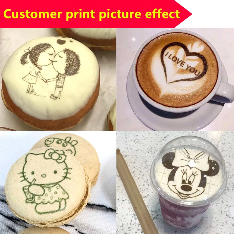 EVEBOT eb-ft4 art coffee printer latte printer automatic printer art drinks food selfie coffee and WIFI printer