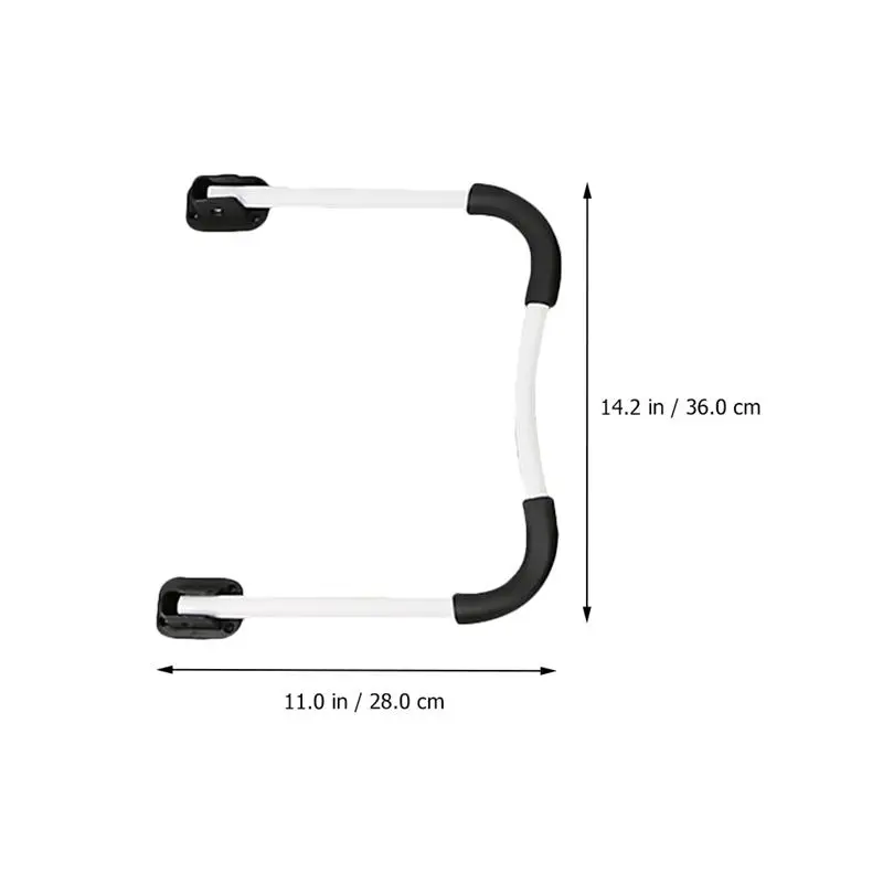2Pcs Folding Bed Table Legs Sturdy Bed Computer Desk Legs Table Stands