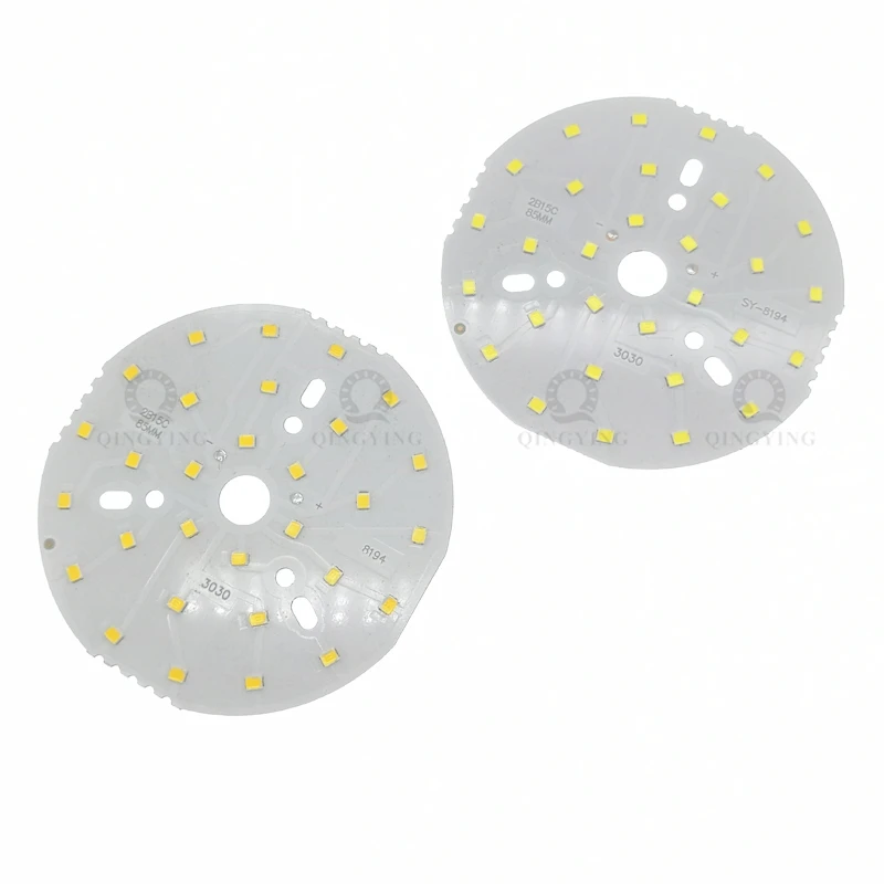 10pcs 15W SMD2835 LED PCB 85mm 100mm Diameter High Brightness Lamp Panel Cold White / Warm White For Ceiling Light Down Light