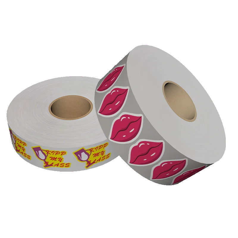 Fashion Adheisve Roll Sticker Label Printing Custom For Packing