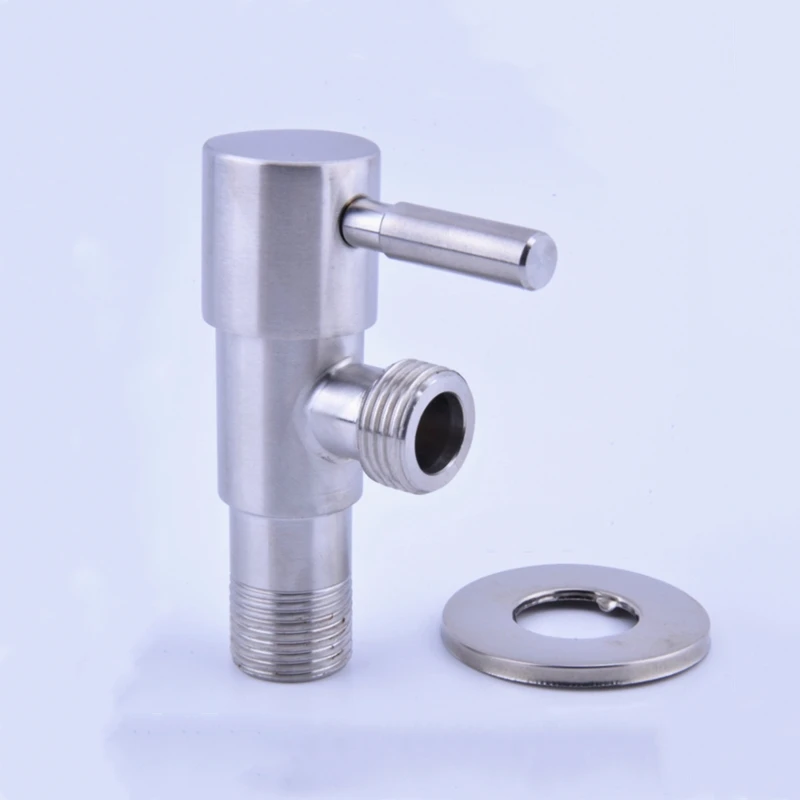 

Faucet Angle Valve Stainless Steel 304 Water Valve Stop Valve Diverter Toilet Valve Control Bathroom Kitchen Accessories