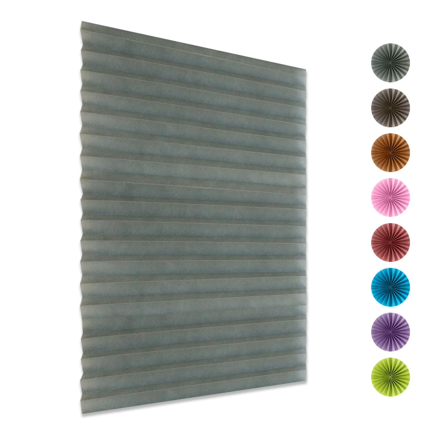 Dropshipping House Apartment Use White Blinds Adhesive Pleated Blinds Shades Window Door To Protect From Sun