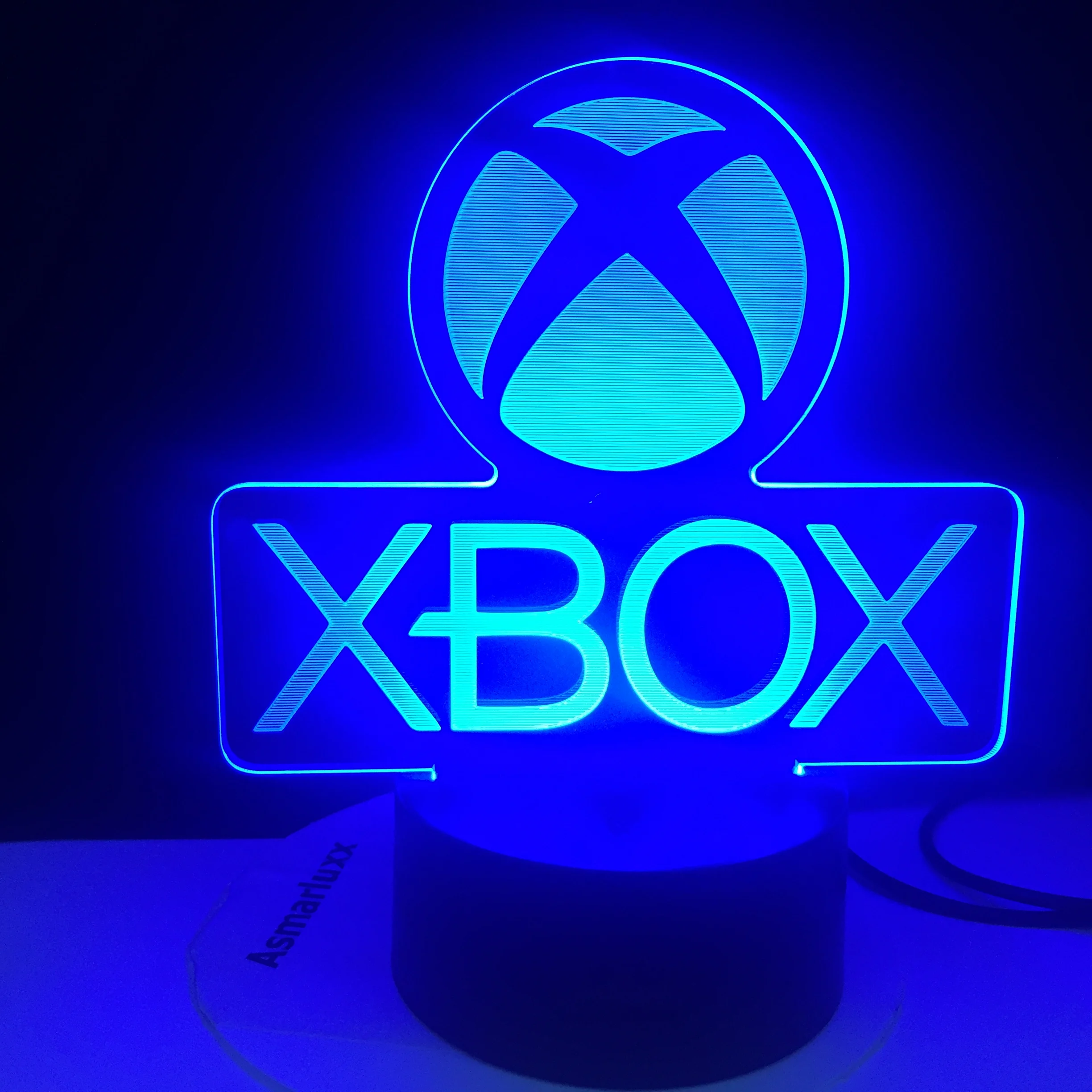 Game XBOX Home Game Best Present for Boy LED Night Light USB Directly Supply Cartoon App Control Children Birthday Gifts 3d Lamp