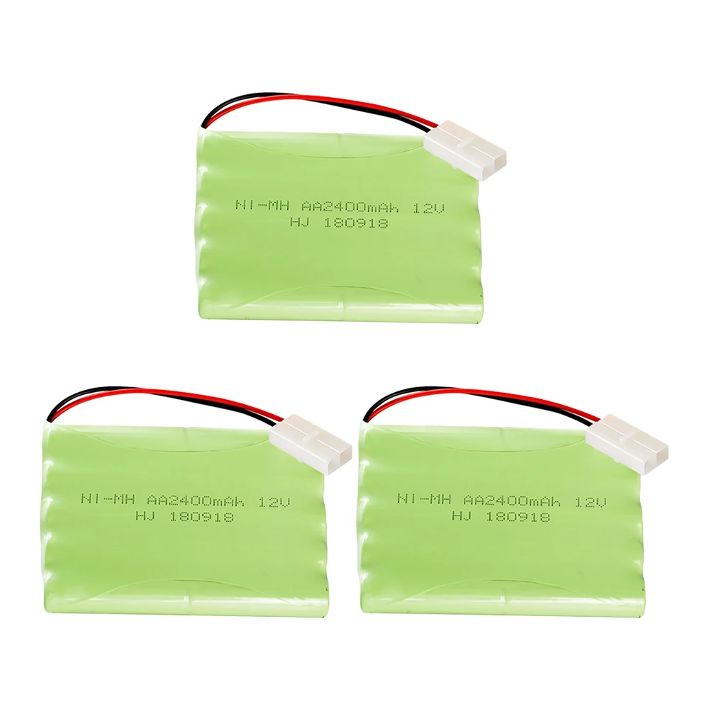 1/2/3/4/5 Pc/Veel 12V 2400Mah Ni-Mh Batterij Voor Rc Speelgoed Auto tanks Treinen Robot Boot Gun Ni-Mh Aa 200Mah 12V Oplaadbare Batterij