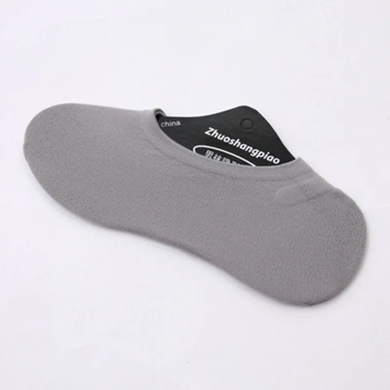 1Pairs Fashion Happy Men Boat Socks Summer Autumn Non-slip Silicone Invisible Cotton Socks Male Ankle Sock Slippers Meia