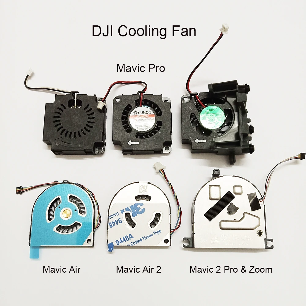 

Original For DJI FPV Mavic Pro Mavic Air /Air2 Mavic 2 Pro&Zoom Spark Cooling Fan for Repair Parts Replacement