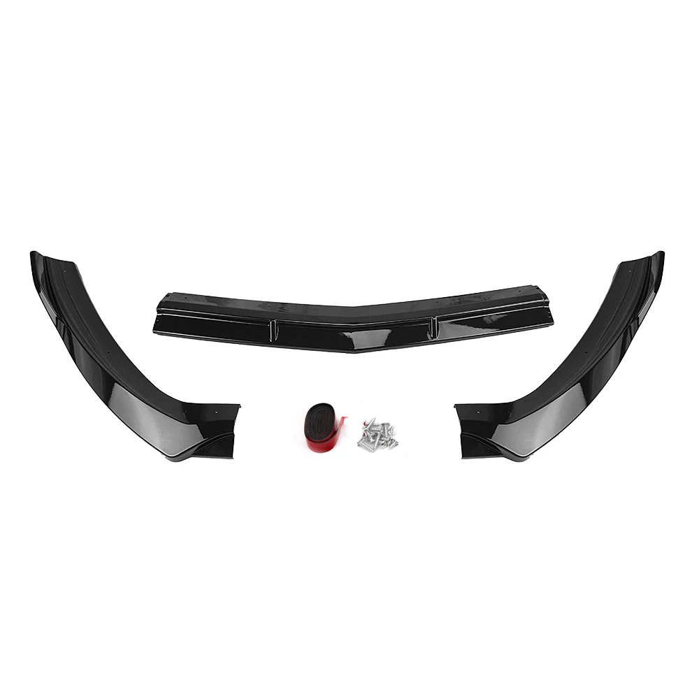 Car Front Bumper Spoiler Splitter Lip Blade For Mercedes-Benz CLA-Class W117 2017-2019 4 Door Sedan Standard Version