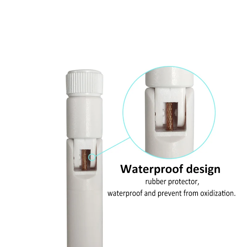 GRANDWISDOM 10pcs 2.4G antenna 5dbi sma male wlan wifi 2.4ghz antene IPX ipex 1 SMA female pigtail Extension Cable iot antena