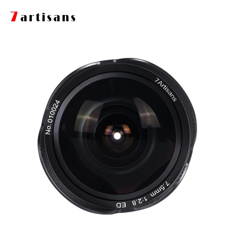 7artisans 7.5mm F2.8 II Ultra Wide-Angle Fisheye Lens for Sony E Fuji XF Nikon Z Micro M4/3 Canon EOS-M mount