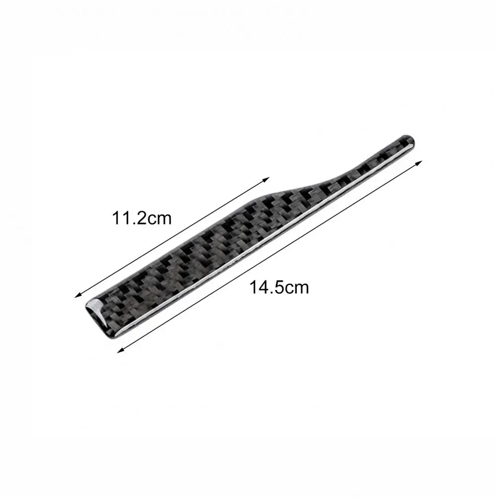 2Pcs Car Sticker Anti-collision Strip Carbon Fiber Rearview Mirror Anti-rub Trim for Audi A4L A6L A5 Q2L Детали экстерьера