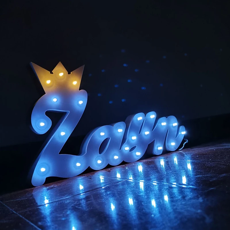 Custom Wood Lamp Sign, Marquee Light Up Night, LED Grow Light, Wall Decoration for Bedroom, Wedding Ornaments Lights