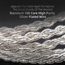 Hybrid In-Ear Earphones with Silver Cable #6