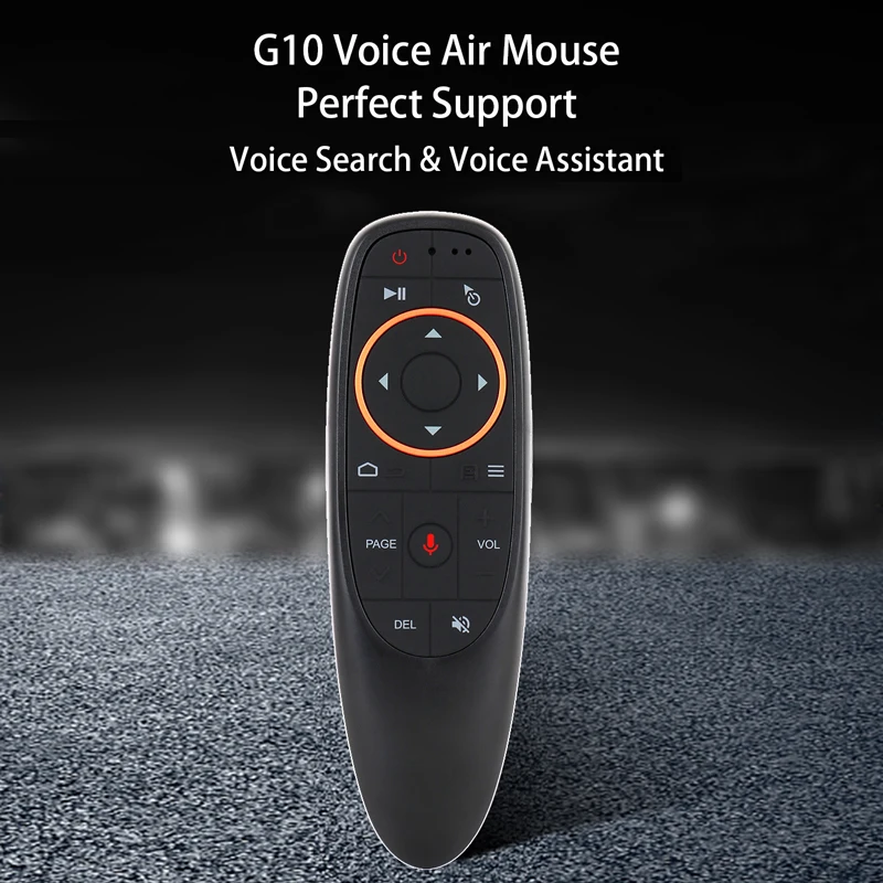 Voice Remote Control 2.4g Wireless Microphone IR Learning TV Box Remote Control for Android TV Box T9/H96 Max/X96 Mini