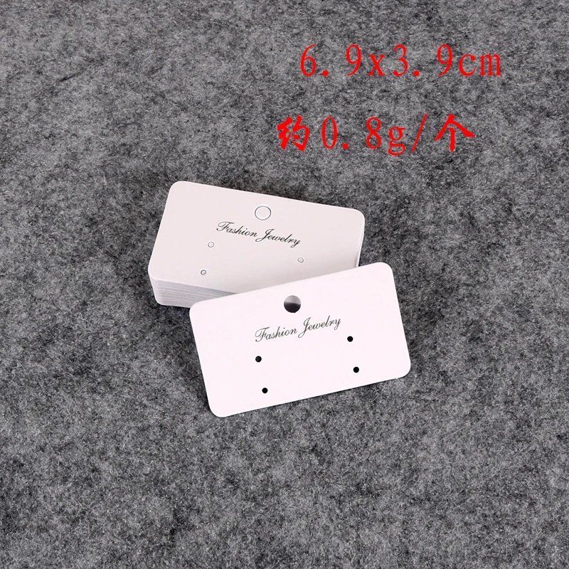 Korea New Earing Card 100 Pieces Ins Online Celebrity Jewelry Earings Paper Handmade Card Can be Customized