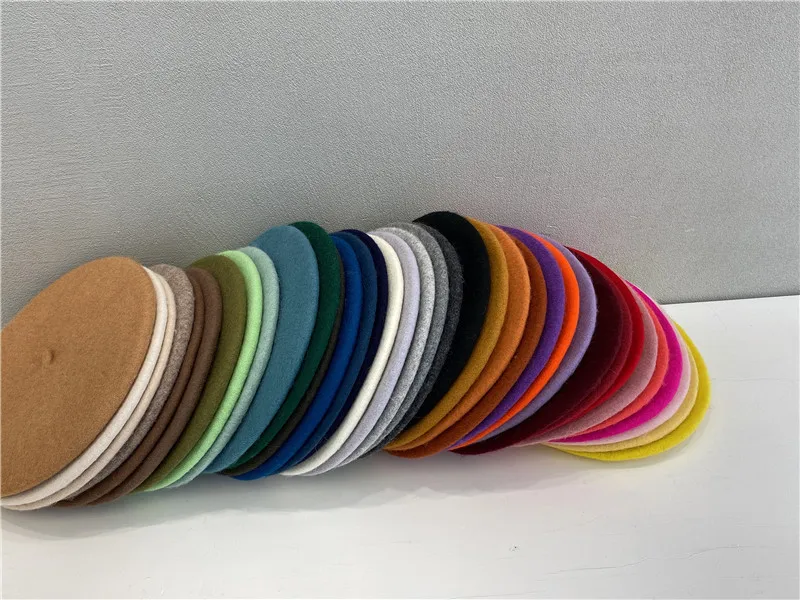 Dicke, warme Wollmütze, 70g Gewicht, für Mädchen und Frauen, lässige Vintage-Rundmütze, Kürbismütze, Gorros – Detail 10