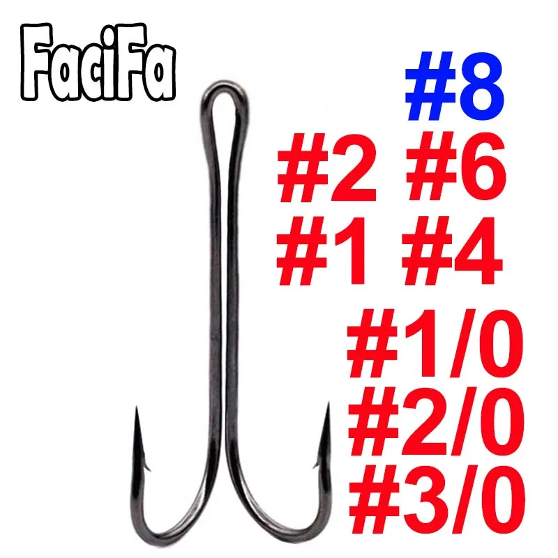 20 pcs Long Shank Double Hook Fishing hooks Fly Tying Duple Hook for Jig Bass Fish Hook fishing tackle For Soft Lure