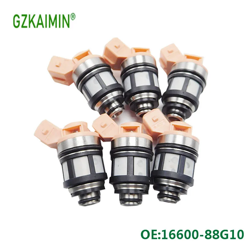 

set 6pcs Fuel Injector 16600-88G10 JS20-1 For Nissan D21 Pathfinder Quest 3.0L 16600 88G10 1660088G10 JS201 16600-88G10