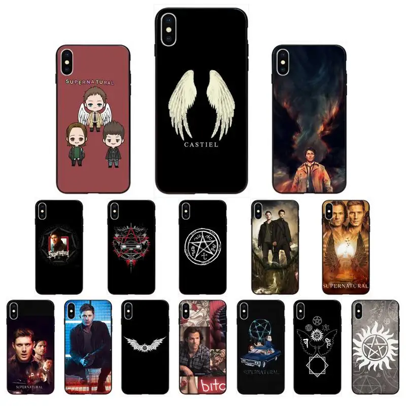 Yinuoda American TV Supernatural TPU Soft Silicone Phone Case Cover for iPhone 11 pro XS MAX 8 7 6 6S Plus X 5 5S SE XR SE2020