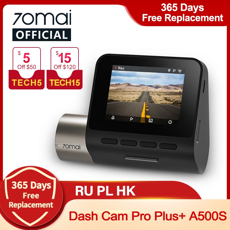 70mai Pro Plus A500S – Najlepszy DVR Plus dla Kierowców