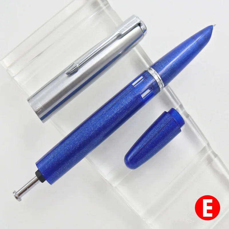 Yong Sheng 601 Vacumatic Vulpen Bijgewerkte Versie Zuiger Type Silver Cap 0.5Mm F Nib School Kantoorbenodigdheden Briefpapier gift