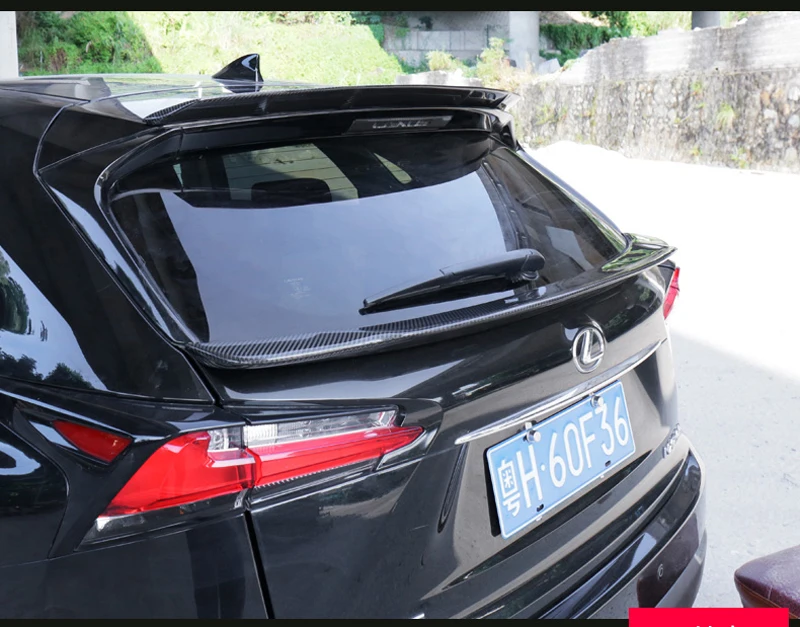 High Quality Carbon Fiber Rear Trunk Roof Spoiler for LEXUS NX NX200 NX200t NX300h 2015 2016 2017 2018