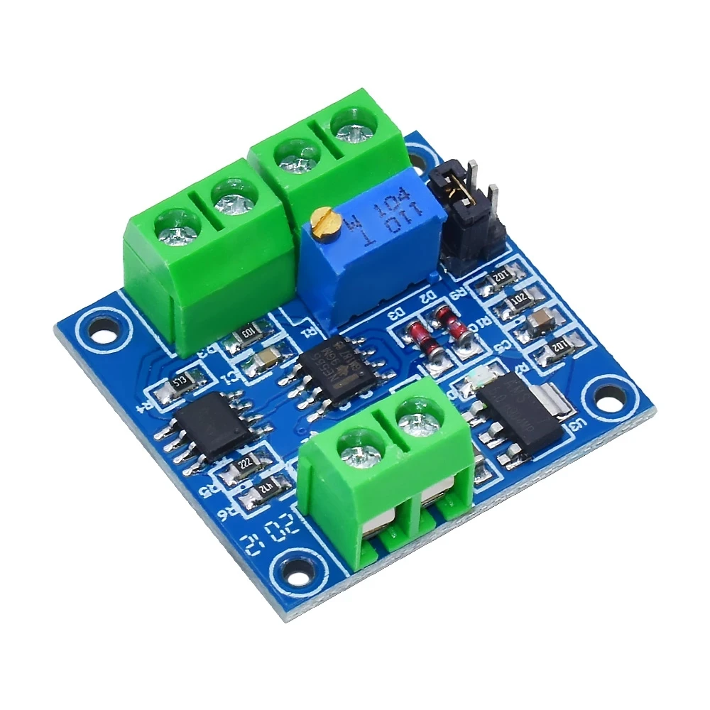 Módulo 0-10v do conversor de voltageto pwm a 0%-100% para o plc mcu digital ao módulo de potência análogo do conversor do sinal pwm adjustabl